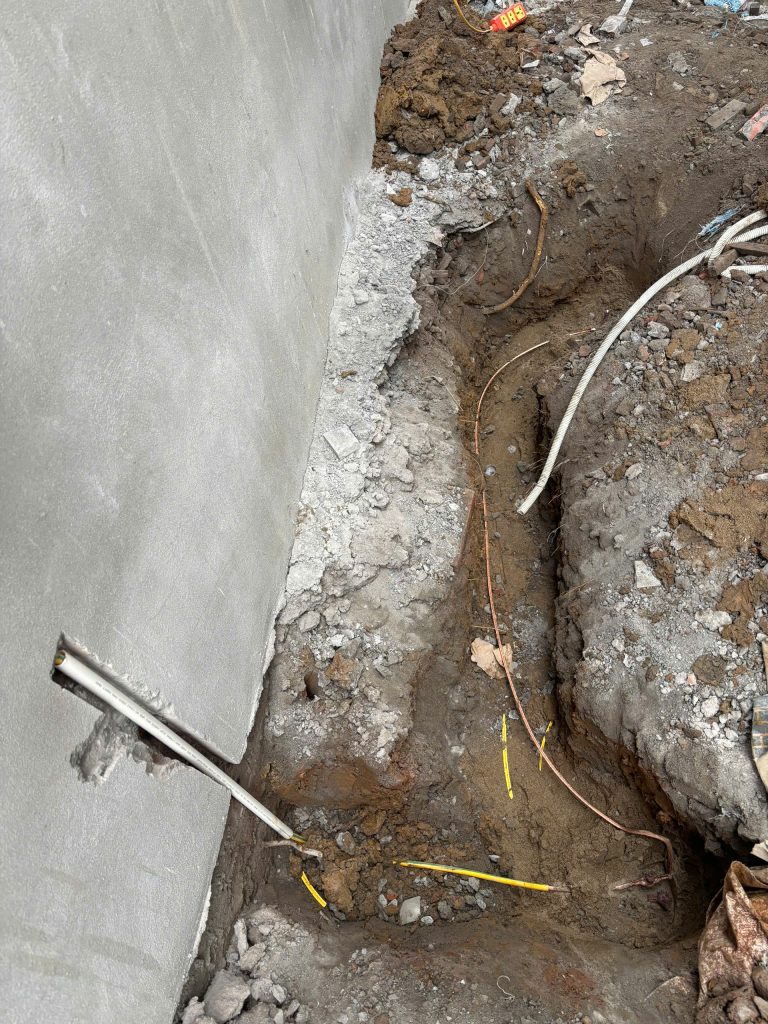 Thi công bãi tiếp địa