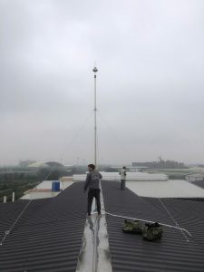 Chọn chiều cao cột đỡ kim thu sét