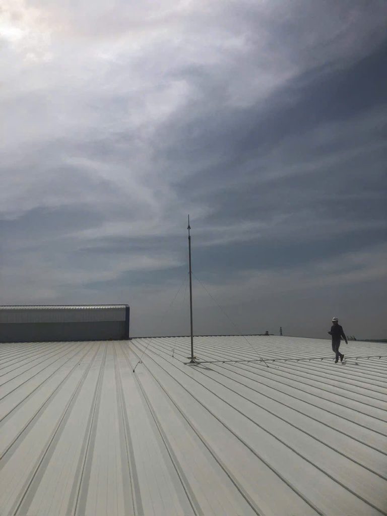 Hoàn thiện 6 hệ thống chống sét cho nhà máy bao bì quốc tế A&C Tại Gio Linh Quảng Trị bằng kim thu sét Liva BX175